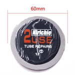 Nirichie 60mm Round Car Tire Repair Patch Tire Repair Cold Patch Film, 60mm Round Car Tire Patch