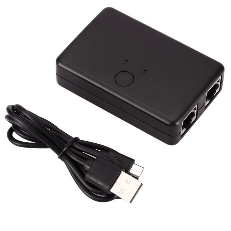 2入力1出力 内外ネットワーク共有スイッチ、ZMT-RJ45-2M