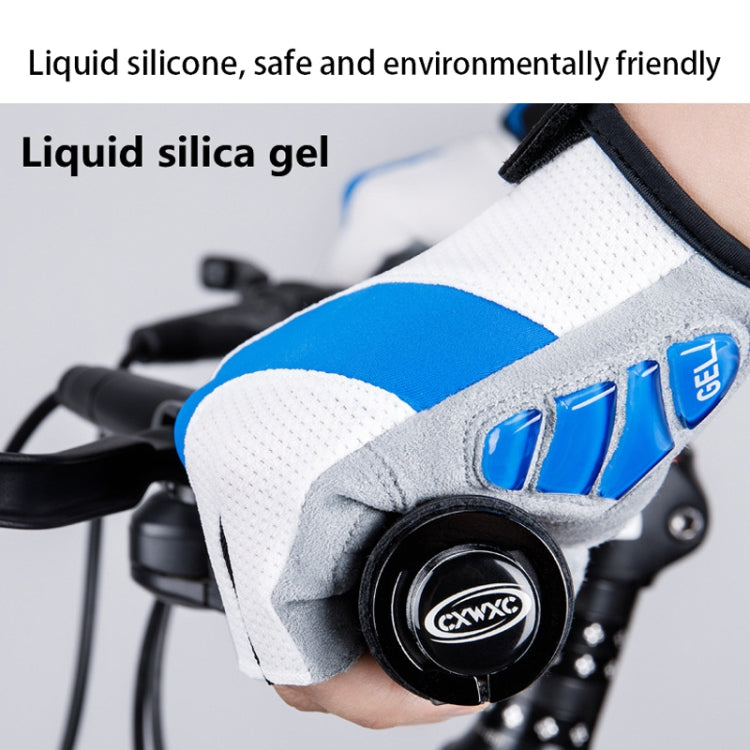 GIYO S-14自転車用ハーフフィンガーグローブジェル衝撃吸収パームパッド付きグローブ、S、M、L、XL、XXL
