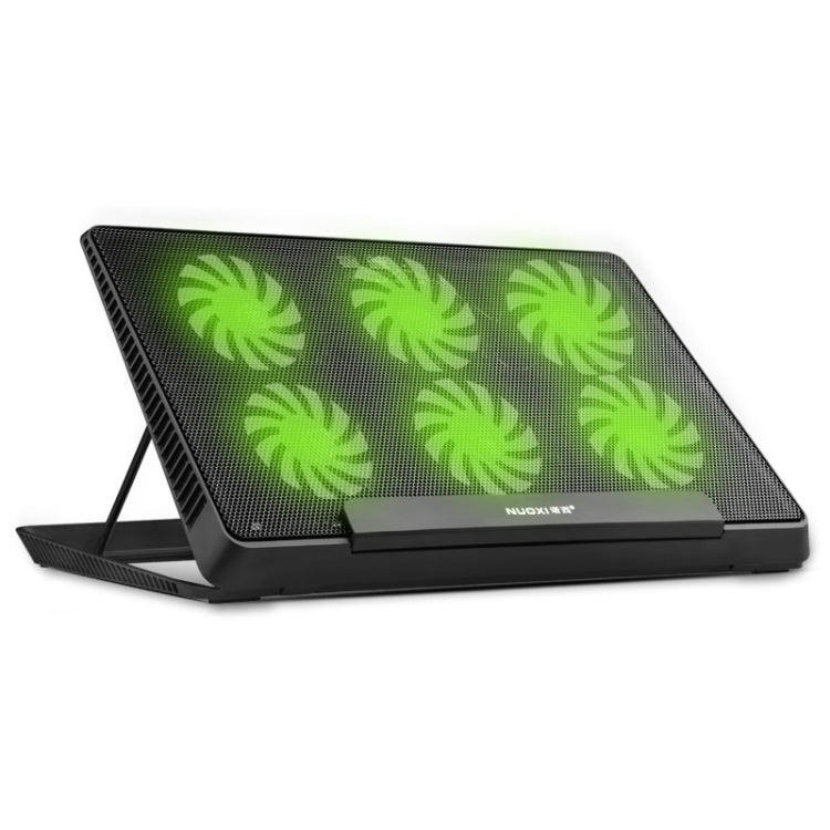 NUOXI H8 メッシュ金属製ノートパソコン冷却台 H8 6ファン