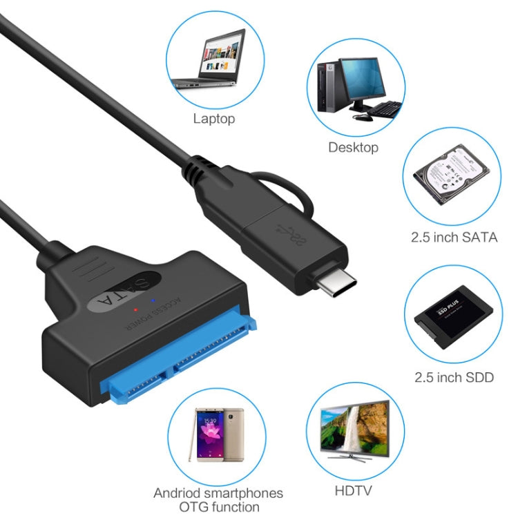 T10 USB3.1 から SATA へ イージードライブケーブル ハードドライブアダプターケーブル
