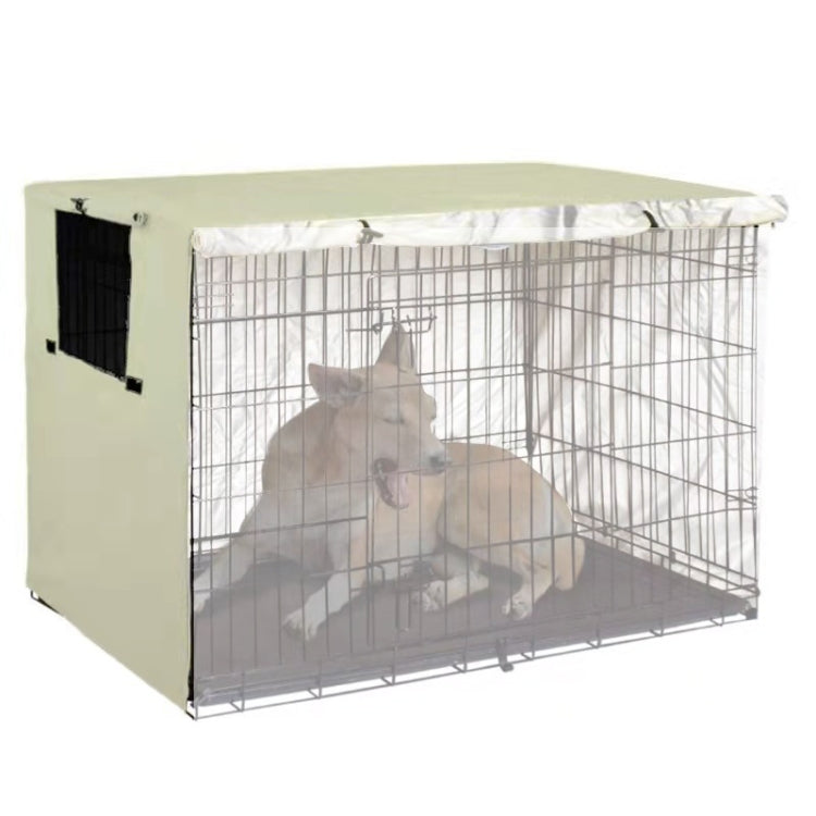 オックスフォード布ペットケージカバー屋外家具防塵防雨日よけカバー、63.5x48x50cm、79x50.8x53cm、94x61x63.5cm、109x74x76cm、124.5x79x84cm