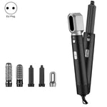 5-in-1 ホットエアコーム 自動ストレートデュアル用途ヘアドライヤー, シルバー＋ローズレッド(EUプラグ), シルバー＋ローズレッド(USプラグ), シルバー＋ローズレッド(UKプラグ), ブラック(EUプラグ), ブラック(USプラグ)