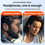 A1S Bluetooth イヤホン ハンギングイヤー 統合トゥルーサウンド スポーツ片耳ヘッドセット、A1S ブラック、A1S ホワイト