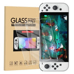ゲームコンソールクリスタルシェルリモートセンシングキャップ強化フィルム収納バッグセット Switch OLEDコンソール用、収納バッグ＋クリスタルケース＋ロッカ―キャップx6＋強化フィルム、ホワイト収納バッグ14イン1（ハンドロープ）、ホワイト収納バッグ16イン1