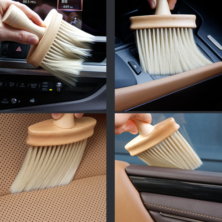 3 PCS Car Air Conditioning Vent Cleaning Brush Interior Cleaning Detail Brush, Vent Cleaning Brush(1950)