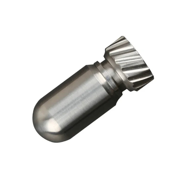 Portable Pure Titanium Mini Waterproof Warehouse Sealed Jar Pill Box, Color:, Primary Color, Baked Blue