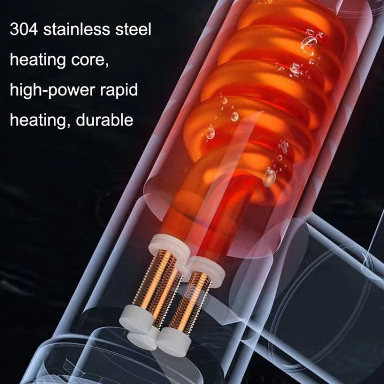 家庭用キッチン 電気温水蛇口 EUプラグ、スタイル：ステンレススチールタイプ、ステンレススチールユニバーサルパイプタイプ