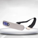 ステンレス製ハンドヘルド電子荷物スケール 携帯用エクスプレススケール、ブラック、ホワイト