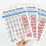 銅製ギターコードフィンガリング練習チャート、小サイズ、大サイズ