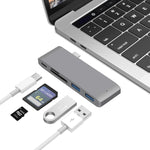 USB-CからHDMIスプリッタードッキングステーションカードリーダー、仕様：5in1グレー、5in1シルバー、6in1グレー、6in1シルバー
