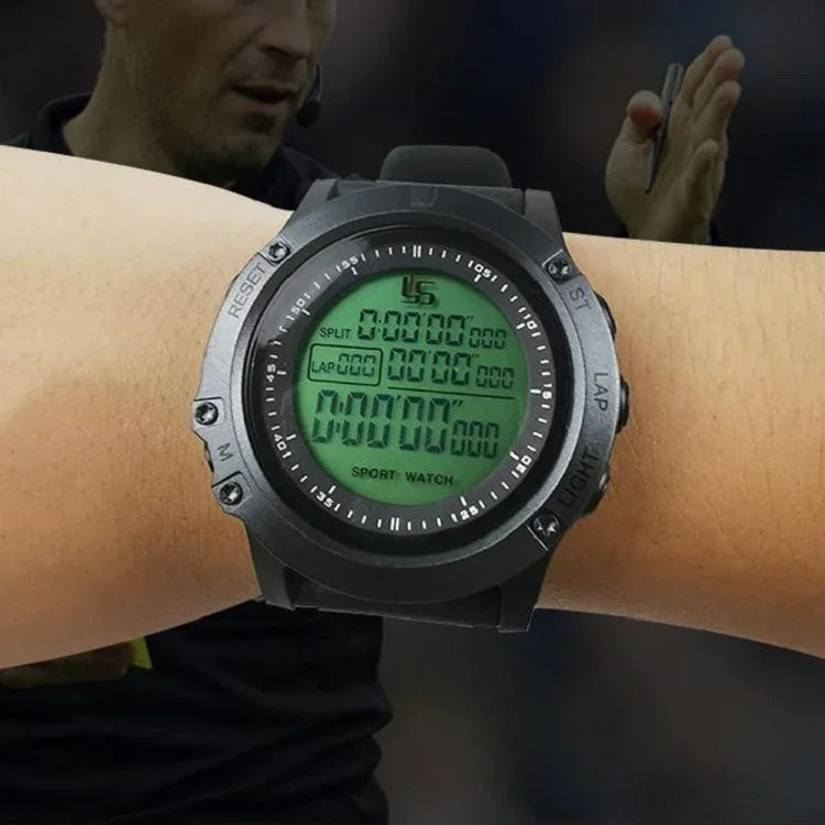 YS Luminous Football Referee Stopwatch Timer Alarm Clock Football Watch, YS-2000