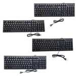 108キーコンピューターUSB有線キーボード、ケーブル長さ：1.5m、アラビア語単一、ロシア語、フランス語、スペイン語