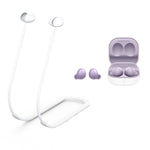 2個セット Bluetooth イヤホン シリコン紛失防止コード Samsung Galaxy Buds 2 用