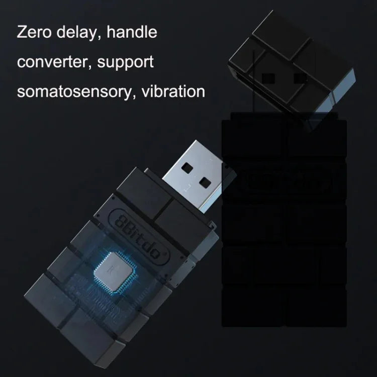 8BitDo USBワイヤレスレシーバー ハンドルスイッチ PS5/PS4用 PS5/PS4用