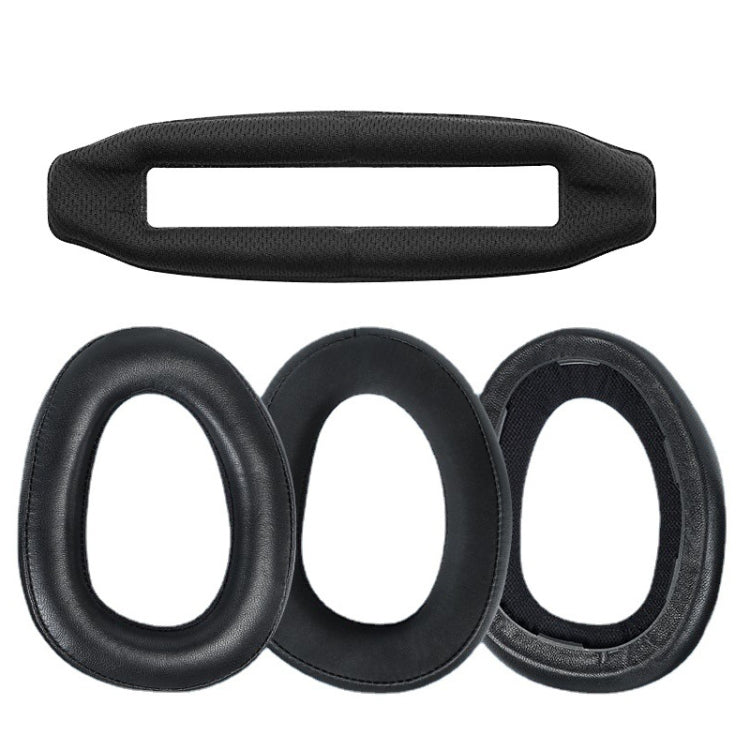 2個セット イヤーマフヘッドビーム Sennheiser GSP600 GSP500 GSP670 用、スタイル：ヘッドビーム、ラムスキン、メッシュクロス、アイスジェル、ナノスプライシング