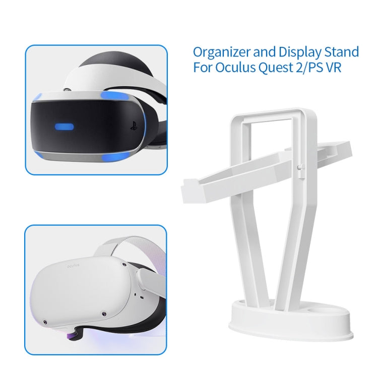 JYS-OC002 VRブラケットデスクトップ収納ラック Oculus Quest 2用、JYS-OC002ホワイト、JYS-OC002ブラック