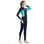FINDSLINE ライクラダイビングクロス 女性用薄手速乾防水全身日焼け防止ウェットスーツ、XS、S、M、L、XL