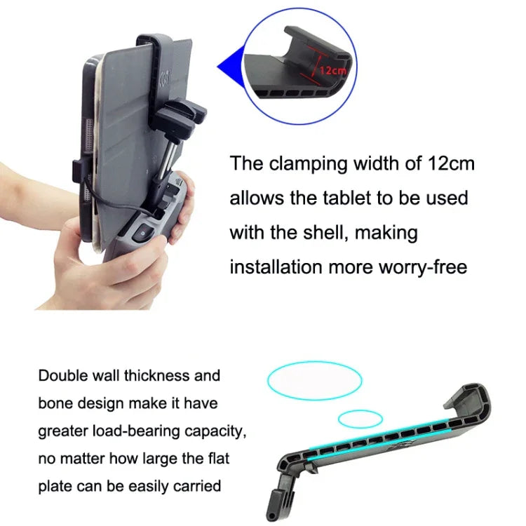 DJI Mavic 3 / Air 2 / Air 2S / Mini 2用 リモコンタブレット拡張ブラケット、スタイル：小型、大型、大型＋Appleケーブル、大型＋Type-cケーブル、大型＋マイクロケーブル