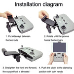 DJI Mavic 3 / Air 2 / Air 2S / Mini 2用 リモコンタブレット拡張ブラケット、スタイル：小型、大型、大型＋Appleケーブル、大型＋Type-cケーブル、大型＋マイクロケーブル