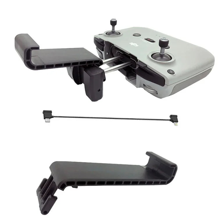 DJI Mavic 3 / Air 2 / Air 2S / Mini 2用 リモコンタブレット拡張ブラケット、スタイル：小型、大型、大型＋Appleケーブル、大型＋Type-cケーブル、大型＋マイクロケーブル