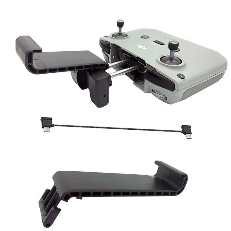 DJI Mavic 3 / Air 2 / Air 2S / Mini 2用 リモコンタブレット拡張ブラケット、スタイル：小型、大型、大型＋Appleケーブル、大型＋Type-cケーブル、大型＋マイクロケーブル