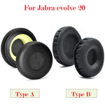 1ペア ヘッドホンカバー Jabra Evolve 20 20SE 30 30II 40 65 65+ 用、オリジナル、プロテインスキン