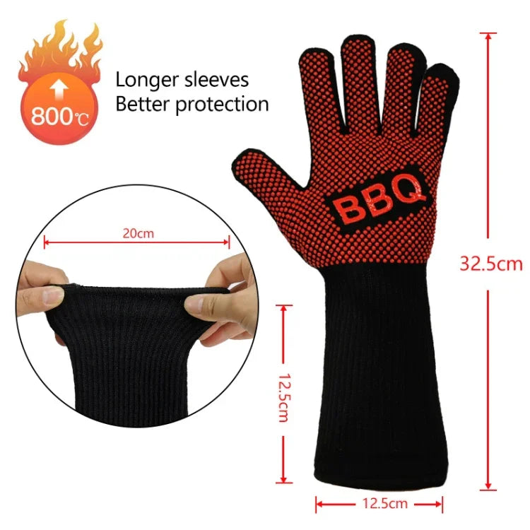 1ペア高温耐性シリコーンBBQグローブ 耐熱グローブ、BBQレッド、BBQブラック、BBQブルー、ビッグフレームレッド、ビッグフレームブラック、ビッグフレームブルー、フレームドットレッド、フレームドットブラック、フレームドットブルー、BBQフレームレッド、BBQフレームブラック
