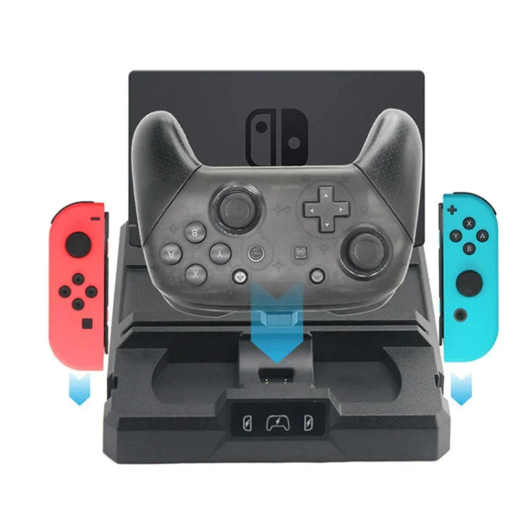多機能ゲームコンソールハンドル 充電ベース 収納ブラケット Nintendo Switch用, S053