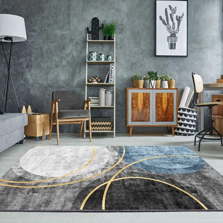 モダン抽象幾何学リビングルームラグ コーヒーテーブルクッション, 50x80cm, 60x90cm