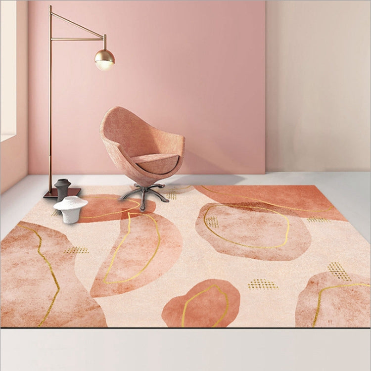 モダン抽象幾何学リビングルームラグ コーヒーテーブルクッション, 140x200cm