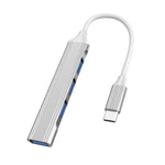 4in1ミニ多機能拡張ドッキング、仕様：Type-C/USB-C 3.0（シルバー）、Type-C/USB-C 3.0（グレー）、Type-C/USB-C 3.0（ピンク）、USB 3.0（シルバー）、USB 3.0（グレー）、USB 3.0（ピンク）