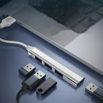 4in1ミニ多機能拡張ドッキング、仕様：Type-C/USB-C 3.0（シルバー）、Type-C/USB-C 3.0（グレー）、Type-C/USB-C 3.0（ピンク）、USB 3.0（シルバー）、USB 3.0（グレー）、USB 3.0（ピンク）