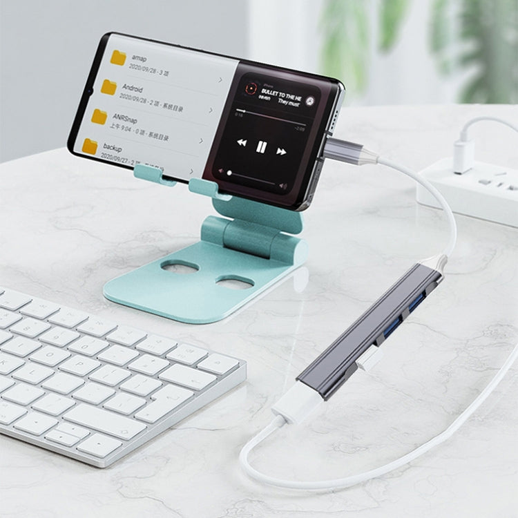 4in1ミニ多機能拡張ドッキング、仕様：Type-C/USB-C 3.0（シルバー）、Type-C/USB-C 3.0（グレー）、Type-C/USB-C 3.0（ピンク）、USB 3.0（シルバー）、USB 3.0（グレー）、USB 3.0（ピンク）
