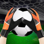 子供用サッカーゴールキーパーグローブラテックス衝突防止ゴールキーパーグローブ、5、6、7