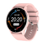 ZL02 心拍数モニタリング歩数計スマートウォッチ シリコンバンド（ブルー）、シリコンバンド（ブラック）、シリコンバンド（ピンク）、シリコンバンド（イエロー）
