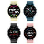 ZL02 心拍数モニタリング歩数計スマートウォッチ シリコンバンド（ブルー）、シリコンバンド（ブラック）、シリコンバンド（ピンク）、シリコンバンド（イエロー）