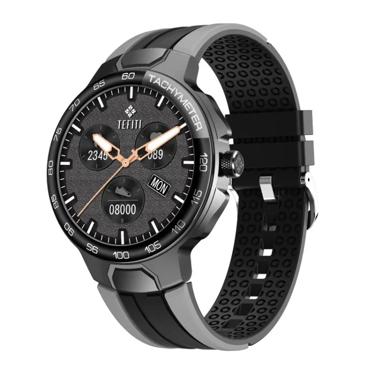 Wearkey E15 1.28インチ スマート心拍数モニタリング タッチスクリーンウォッチ、ブルー、シルバーグレー、オレンジ