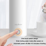 UGASUN トラベルポータブルミニ電気加熱ウォーターカップ、UKプラグ（ホワイト）、EUプラグ（ホワイト）、USプラグ（ホワイト）、UKプラグ（ピンク）、EUプラグ（ピンク）、USプラグ（ピンク）