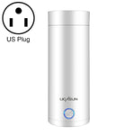 UGASUN トラベルポータブルミニ電気加熱ウォーターカップ、UKプラグ（ホワイト）、EUプラグ（ホワイト）、USプラグ（ホワイト）、UKプラグ（ピンク）、EUプラグ（ピンク）、USプラグ（ピンク）