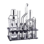 17in1 400ml ガラスシェーカー目盛り付きシェーカーセット、K17-3