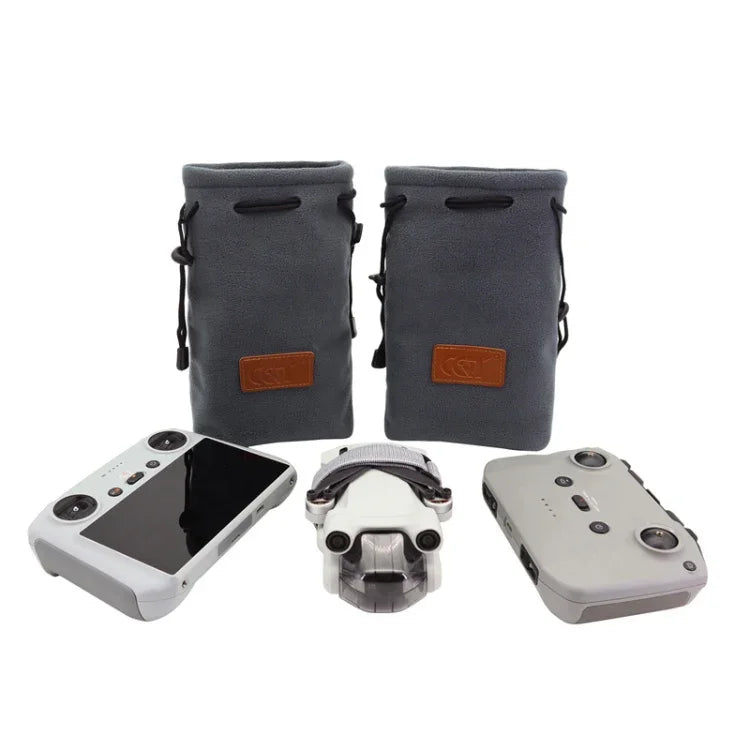 CQT ストレージバッグ 厚手フランネルバッグ DJI Mini 3 Pro用、仕様：1個バッグ、2個バッグ、2個バッグ＋パドルタイバンド