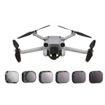 RCSTQ アルミ合金調整可能フィルターアクセサリー DJI Mini 3 Pro用、スタイル：UV+CPL+ND8+ND16+ND32+ND64 6イン1、CPL、ND8、ND16、ND32、ND64、4イン1セット、6イン1セット