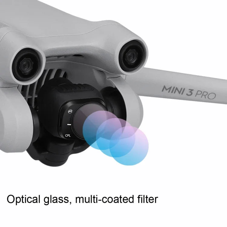 RCSTQ アルミ合金調整可能フィルターアクセサリー DJI Mini 3 Pro用、スタイル：UV+CPL+ND8+ND16+ND32+ND64 6イン1、CPL、ND8、ND16、ND32、ND64、4イン1セット、6イン1セット
