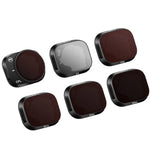 RCSTQ アルミ合金調整可能フィルターアクセサリー DJI Mini 3 Pro用、スタイル：UV+CPL+ND8+ND16+ND32+ND64 6イン1、CPL、ND8、ND16、ND32、ND64、4イン1セット、6イン1セット