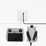 RCSTQ ドローン用30Wデュアルポート窒化ガリウム充電器 DJI Mini 2/Mini 3 Pro対応 DJI Mini 2用窒化ガリウム充電器