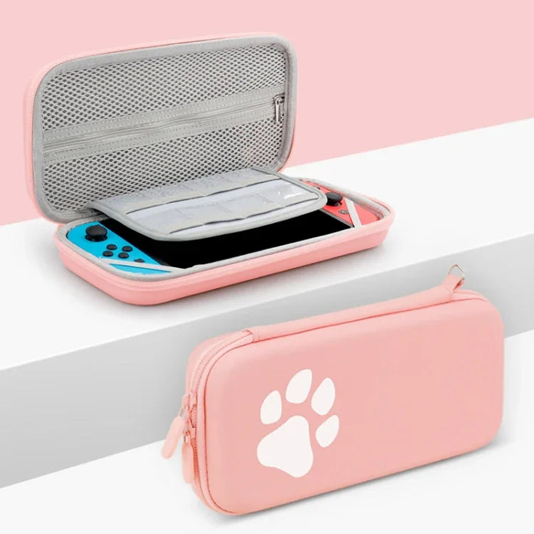 Baona BN-F005 猫の足パターンコンソール収納バッグ Switch用（ピンク） Switch用（グリーン） Switch用（グラデーションカラー）