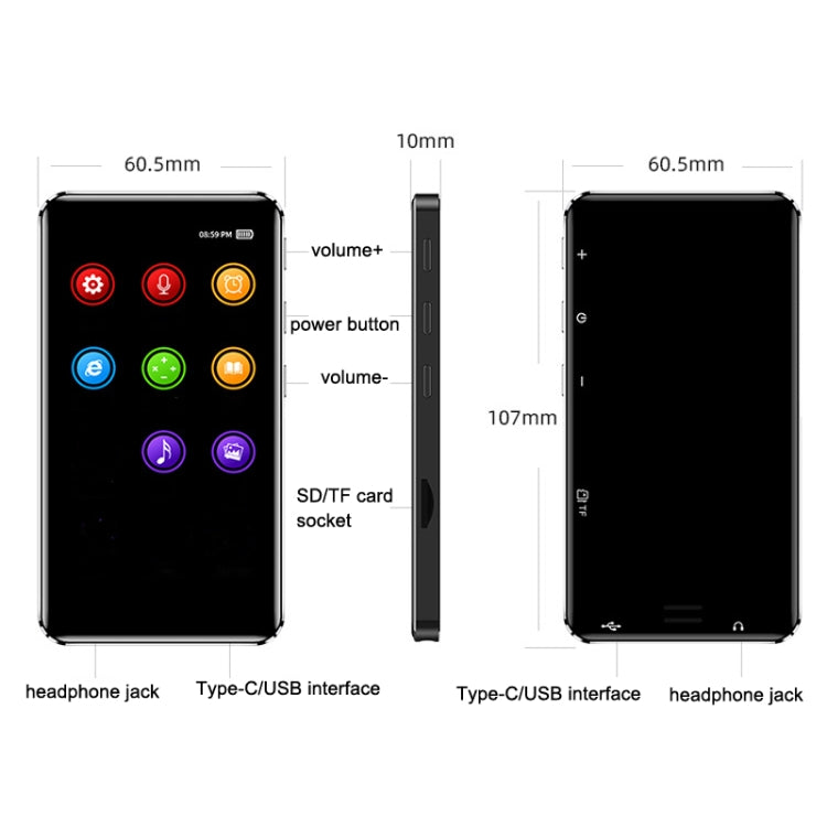 WIFIゲーム電子書籍タッチスクリーンBluetoothミニタブレット MP3/MP4/MP5、TF容量：0GB、4GB、8GB、16GB、32GB、128GB
