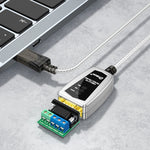 DTECH DT-5119 0.5m USB から RS485/422 産業用コンバーター シリアル通信アダプター、DT-5119 0.5m