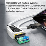 DTECH DT-5019 USBからRS485/422産業用変換器 シリアル通信アダプター、DT-5019 1.2m